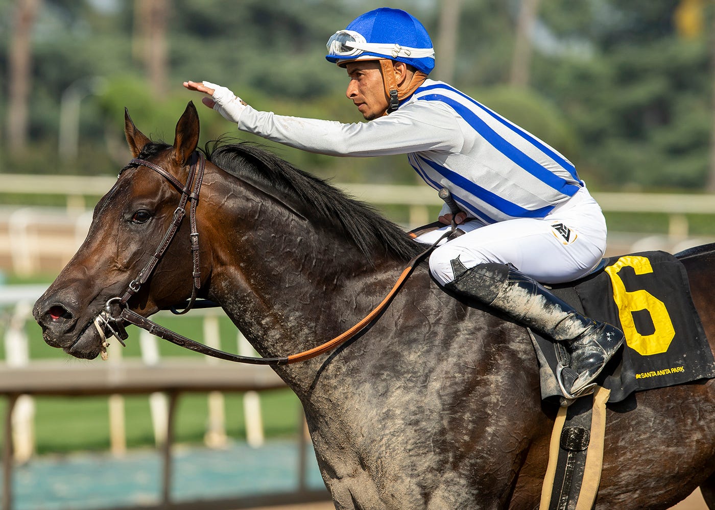 Geaux Rocket Ride pointing toward Haskell